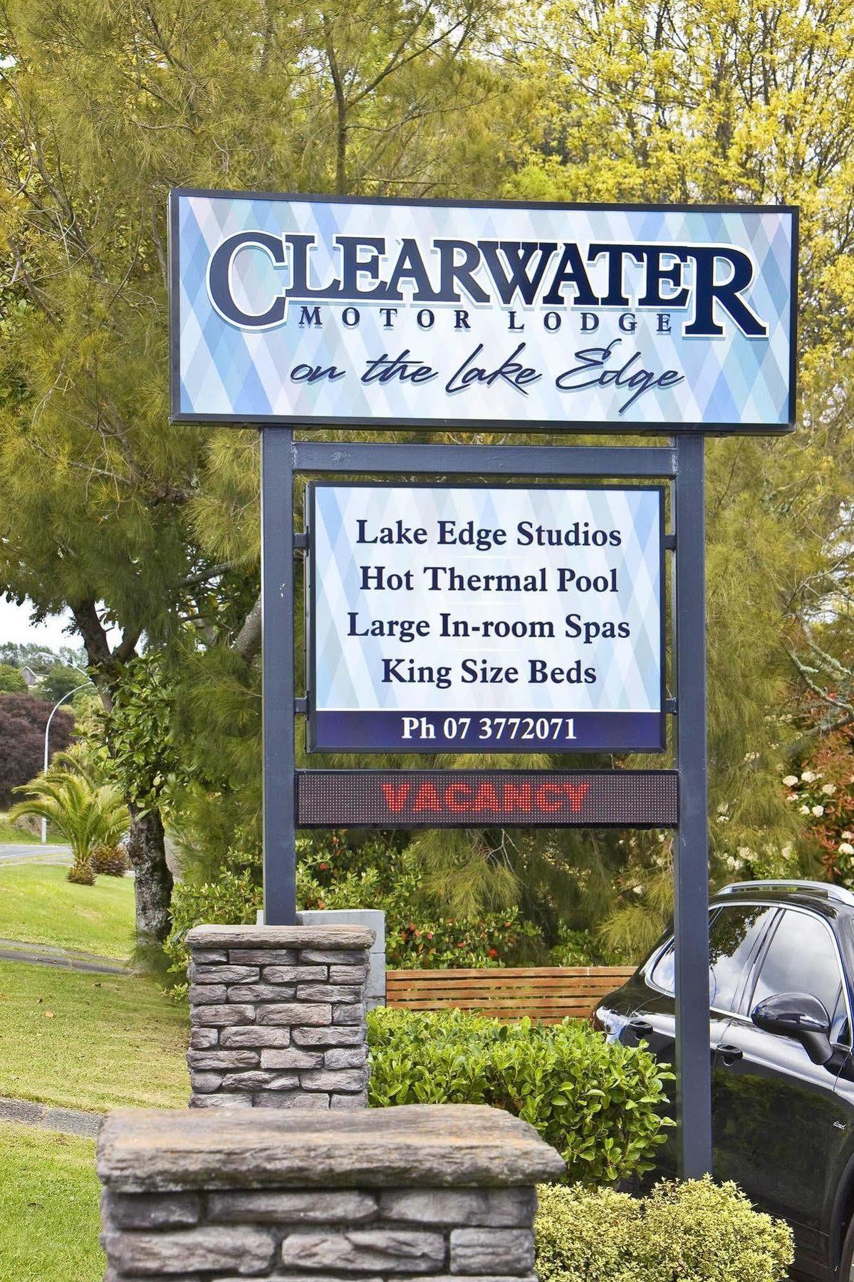 Clearwater Motor Lodge Taupo Eksteriør billede